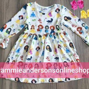 Girls boutique Princess dress